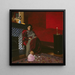 La chambre rouge à Étretat - Félix Vallotton — quadro incorniciato alla parete