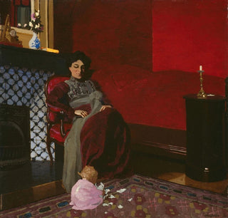La chambre rouge à Étretat - Félix Vallotton
