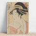 Riproduzione del dipinto La cortigiana Kisegawa - Kitagawa Utamaro