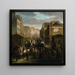 La descente de la Courtille - Charles Nanteuil — quadro incorniciato alla parete