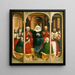 La discesa dello Spirito Santo, Pentecoste, il pannello sinistro dell'altare di Wurzach - Hans Multscher — quadro incorniciato alla parete