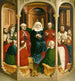 La discesa dello Spirito Santo, Pentecoste, il pannello sinistro dell'altare di Wurzach - Hans Multscher — vista dell’opera