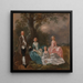 La famiglia Gravenor - Thomas Gainsborough — quadro incorniciato alla parete