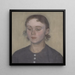 La donna dell'artista Ida Hammershøi nata Ilsted - Vilhelm Hammershøi — quadro incorniciato alla parete