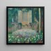 La finestra della cucina sul giardino Marquayrol - Henri Martin — quadro incorniciato alla parete