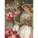 Riproduzione del dipinto La fille aux pivoines - Childe Hassam