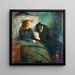 La ragazza malata - Edvard Munch — quadro incorniciato alla parete