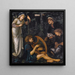 La follia di Sir Tristram - Sir Edward Coley Burne-Jones — quadro incorniciato alla parete