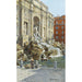 Riproduzione del dipinto La fontaine de Trevi à Rome - Antonietta Brandeis