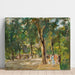 Riproduzione del dipinto La grande rue du lac à Wannsee avec des promeneurs - Max Liebermann