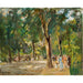 Riproduzione del dipinto La grande rue du lac à Wannsee avec des promeneurs - Max Liebermann