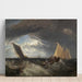 Riproduzione del dipinto La congiunzione del Tamigi e del Medway - Joseph Mallord William Turner