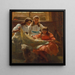 La lezione di lettura - Arthur Trevethin Nowell — quadro incorniciato alla parete