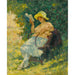 Riproduzione del dipinto La lecture au jardin - Henri Lebasque