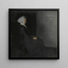 La mère de l'artiste, Frederikke Hammershi - Vilhelm Hammershi — quadro incorniciato alla parete