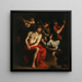 La moquerie du Christ - Domenico Fiasella — quadro incorniciato alla parete