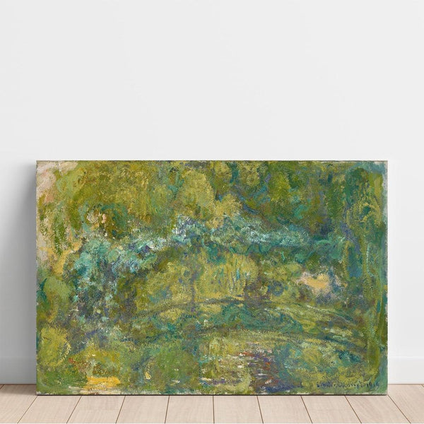 Riproduzione del dipinto La passerelle de l'étang aux nénuphars - Claude Monet
