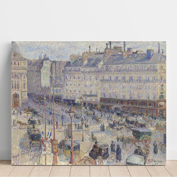 Riproduzione del dipinto La place du Havre, Parigi - Camille Pissarro