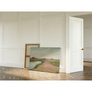 La rivière et le port de Frederiksværk - Laurits Andersen Ring | Reproduction Tableau Décoration murale affiche copie