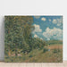 Riproduzione del dipinto La route di Versailles a Saint-Germain - Alfred Sisley