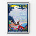 La strada delle Alpi - Poster vintage