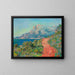 Riproduzione del dipinto La strada rossa vicino a Menton - Claude Monet