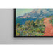 Riproduzione del dipinto La strada rossa vicino a Menton - Claude Monet