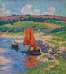 La voile rouge - Henry Moret — vista dell’opera