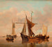 Lago tranquillo - Willem van de Velde il Giovane — vista dell’opera