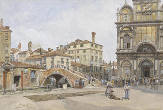 Ladislaus Eugen Petrovits - Venezia Sucola grande di San Marco.webp
