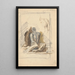 Étude d'une figure masculine assise - Ladislav Mednyánszky | Reproduction — quadro incorniciato alla parete