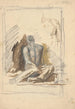 Étude d'une figure masculine assise - Ladislav Mednyánszky | Reproduction — vista dell’opera
