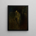 Coppia di anziani in fin di vita durante la notte - Ladislav Mednyánszky — quadro incorniciato alla parete