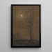 Paesaggio serale - Ladislav Mednyánszky — quadro incorniciato alla parete