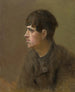 Mezza figura di un giovane uomo di profilo - Ladislav Mednyánszky — vista dell’opera