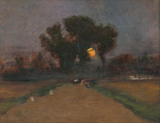 Ladislav Mednynszky - Landscape with setting sun.webp