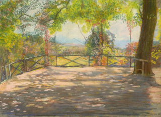 Ladislav Mednynszky - Motif in Park.webp