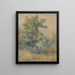 Schizzo di un albero - Ladislav Mednyánszky — quadro incorniciato alla parete