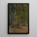 Studio di interno forestale - Ladislav Mednyánszky — quadro incorniciato alla parete