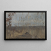 Studio di un paesaggio di paludi - Ladislav Mednyánszky — quadro incorniciato alla parete