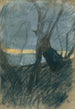 Coucher de soleil - Ladislav Mednyánszky — vista dell’opera