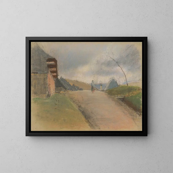 La strada - Ladislav Mednyánszky — quadro incorniciato alla parete