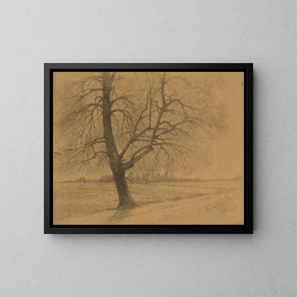 Albero - Ladislav Mednyánszky — quadro incorniciato alla parete