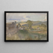 Villaggio sotto i Tatras - Ladislav Mednyánszky — quadro incorniciato alla parete
