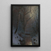 Nuit d'hiver - Ladislav Mednyánszky — quadro incorniciato alla parete