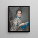 Autoritratto - Lady Mary Lowther — quadro incorniciato alla parete