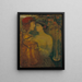 Il giardino del mago - Lajos Gulácsy — quadro incorniciato alla parete