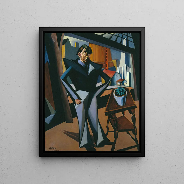 Lajos Tihanyi - Man Standing at a Window.webp