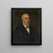 Ritratto del fondatore Eduard Vetter - Lambert Sustris — quadro incorniciato alla parete