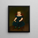 Ritratto di bambino - Lambert Sustris — quadro incorniciato alla parete